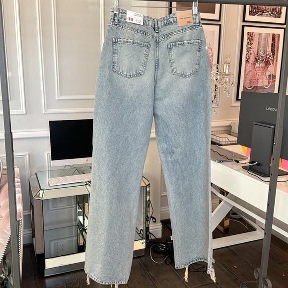 NWT ELLA WOMEN JEANS HIGH RISE WIDE LEG JEANS SIZE 8 (40) - Picture 17 of 17